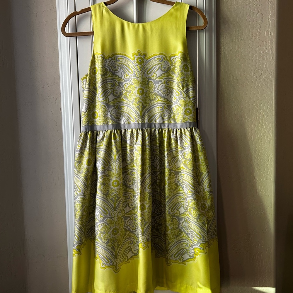 LOFT Lime Green Sleeveless Dress